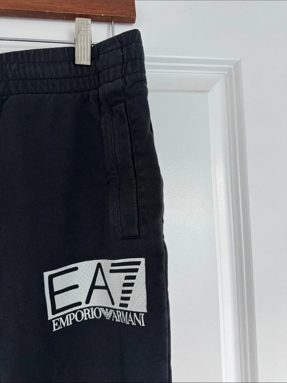 NWOT EA7 Emporio Armani Logo Regular Fit Sweatpants XS